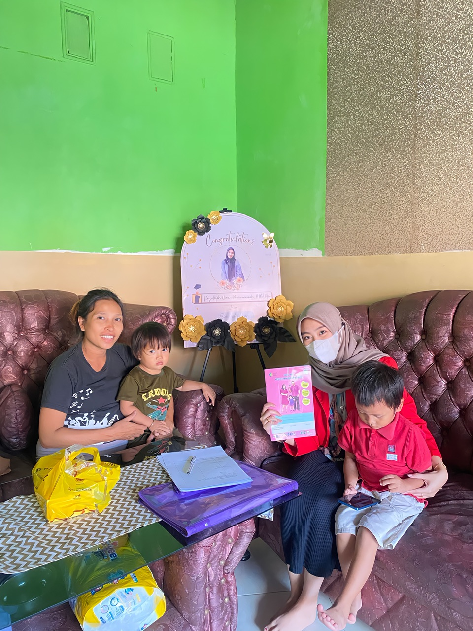 KUNJUNGAN PERTAMA 1000 HARI PERTAMA KEHIDUPAN BERSAMA IBU HASRI