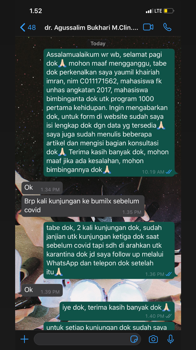 Konsultasi dengan Dokter Pembimbing (2)
