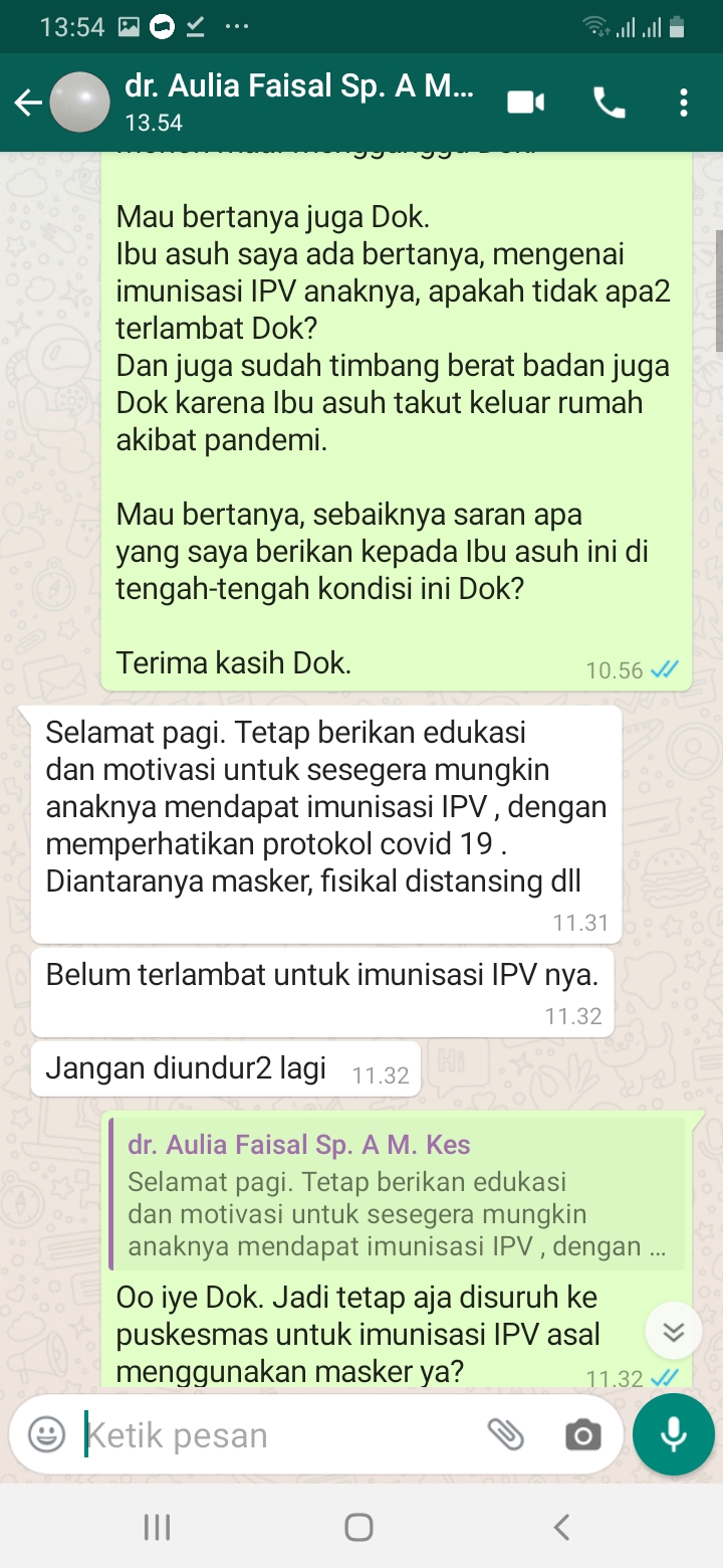 Melapor kepada Pembimbing